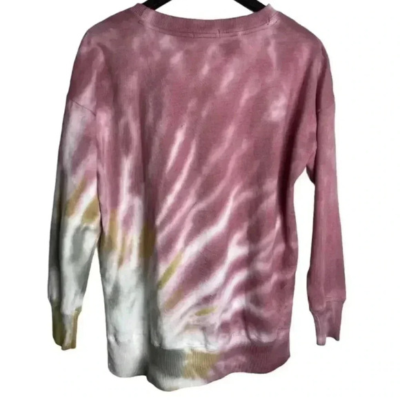 Ultra Flirt Multicolor Tie Dye Pullover Tunic Sweatshirt Top Size Small - Picture 4 of 8